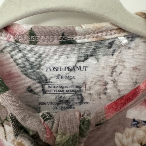 Posh Peanut ruffle zippy footie outfit - Picture 2 of 2